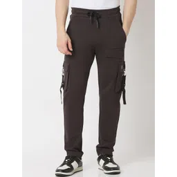 Spykar Men Straight Fit Mid-Rise Casual Track Pant-picture-20