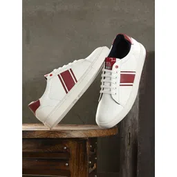 SPYKAR Men Textured Comfort Insole Contrast Sole Lace-Ups Sneakers-picture-16