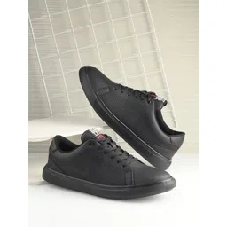 SPYKAR Men Textured Comfort Insole Lace-Ups Sneakers-picture-21