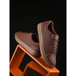 SPYKAR Men Textured Round Toe Sneakers-picture-17