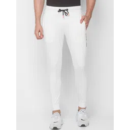 SPYKAR Men White Joggers Trousers-picture-38