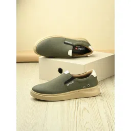 Spykar Men's AMBELIN Olive Slip On Shoes-picture-34
