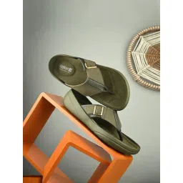 Spykar Men's Brooks Olive Thong Sandals-picture-40