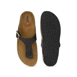 Spykar Men's Brown Thong Sandals image 4