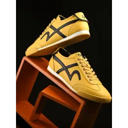 Spykar Men's HYPE Yellow Casual Sneakers-picture-41