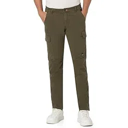 spykar Men's Regular Cargo Pants-picture-48