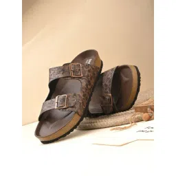 Spykar Men's Remy Brown Camo Casual Sandals-picture-20