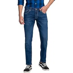 spykar Men's Solid Regular Fit Jeans-picture-16