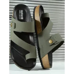 Spykar Men's TAMPA Olive Toe Ring Sandals-picture-41
