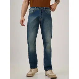 Spykar Mid Blue Cotton Comfort Fit Jeans-picture-28