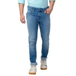 Spykar Mid Blue Slim Fit Jeans-picture-13