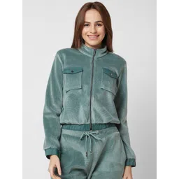 SPYKAR Mock Collar Cotton Bomber Jacket-picture-40