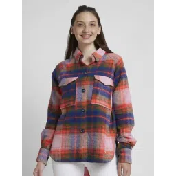 Spykar Multicolor Cotton Checks Shirt-picture-29