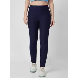 Spykar Navy Blended Slim Fit Jeggings-picture-14