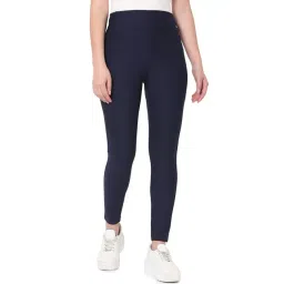 Spykar Navy Regular Fit Tights-picture-17