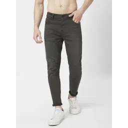 Spykar Olive Cotton Slim Fit Jeans-picture-21