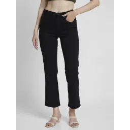 Spykar Raw Black Regular Fit Mid Rise Jeans-picture-10