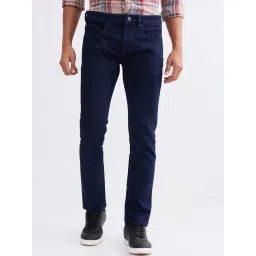 Spykar Raw Blue Cotton Slim Fit Jeans-picture-13