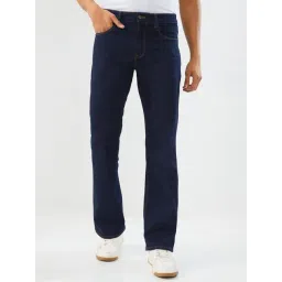 Spykar Raw Blue Solid Mid Rise Jeans-picture-38