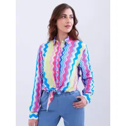 Spykar Sky Blue Regular Fit Shirt-picture-17