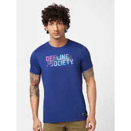 SPYKAR Typography Printed Slim Fit Cotton Casual T-Shirt-picture-40