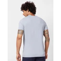 SPYKAR Typography Printed Slim Fit Cotton Casual T-Shirt image 4