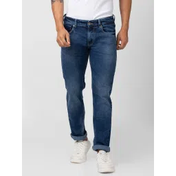 Spykar Vintage BlueComfort Fit Jeans image 1