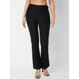 SPYKAR Women Cotton Bootcut Trousers-picture-22