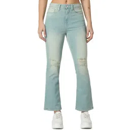 Spykar Women Printed Blue Jeans-picture-24