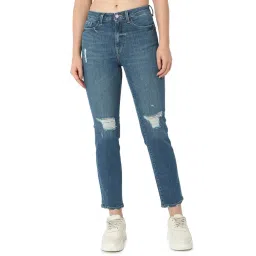 Spykar Women Printed Blue Jeans-picture-19