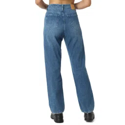 Spykar Women Printed Blue Jeans image 2