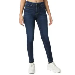 Spykar Women Printed Dark Blue Jeans-picture-33