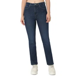 Spykar Women Printed Dark Blue Jeans-picture-43
