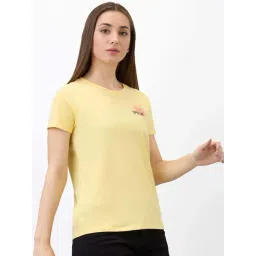 SPYKAR Yellow Solid T-Shirt-picture-31