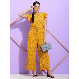 SQew Floral Printed Basic Jumpsuit-picture-11
