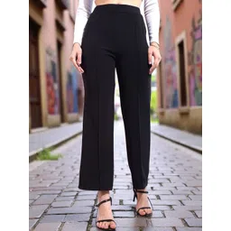 SQew Women Original High-Rise Regular Trousers-picture-31