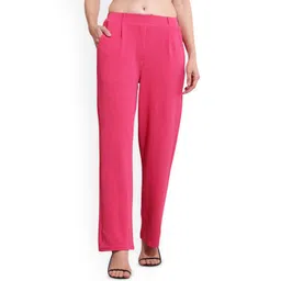 SQew Women Original Mid-Rise Relaxed Fit Trousers-picture-14