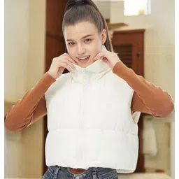 SQew Women Windcheater and Water Resistant Crop Outdoor Puffer Jacket-picture-33