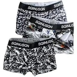SQ.Underwear Anti Bacterial Airsoft Trunk | Men's Regular Fit Underwear | Imported Nylon Fabric | Multicolor- Pack of.3-picture-13