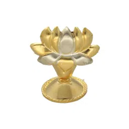 Sri Jagdamba Pearls 0.8 Silver Lotus Flower-Shaped Agarbatti Stand - 21 gm-picture-31