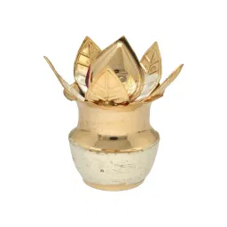 Sri Jagdamba Pearls 800 Silver Decorative Nariyal Kalash - 15 gm-picture-34