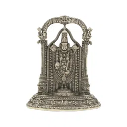 Sri Jagdamba Pearls 800 Silver Lord Balaji Idol - 15 gm-picture-25