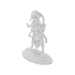 Sri Jagdamba Pearls 800 Silver Veer Anjaneya Hanuman Divine Idol - 26 gm-picture-16