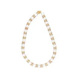 Sri Jagdamba Pearls Dhavni Pearl White Casual Necklace-picture-39