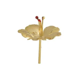 Sri Jagdamba Pearls Golden 0.8 Silver Pooja Flower - 2.03 gm-picture-21