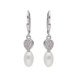 Sri Jagdamba Pearls Ninna 92.5 Sterling Silver Earrings-picture-30