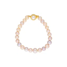 Sri Jagdamba Pearls Pink & Peach Pearl Casual Bracelet-picture-21