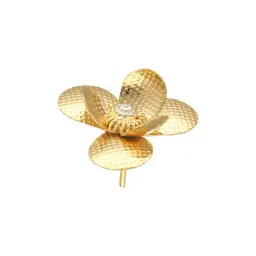 Sri Jagdamba Pearls Unique Golden 0.8 Silver Pooja Flower - 3.73 gm-picture-25