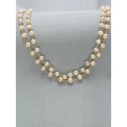 Sri Jagdamba Pearls White Lipika 2 Line Princess Necklace for Women-picture-19