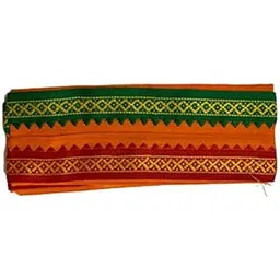Sri Prajna Pooja MLA Orange Shawl - Pack of 3-picture-25